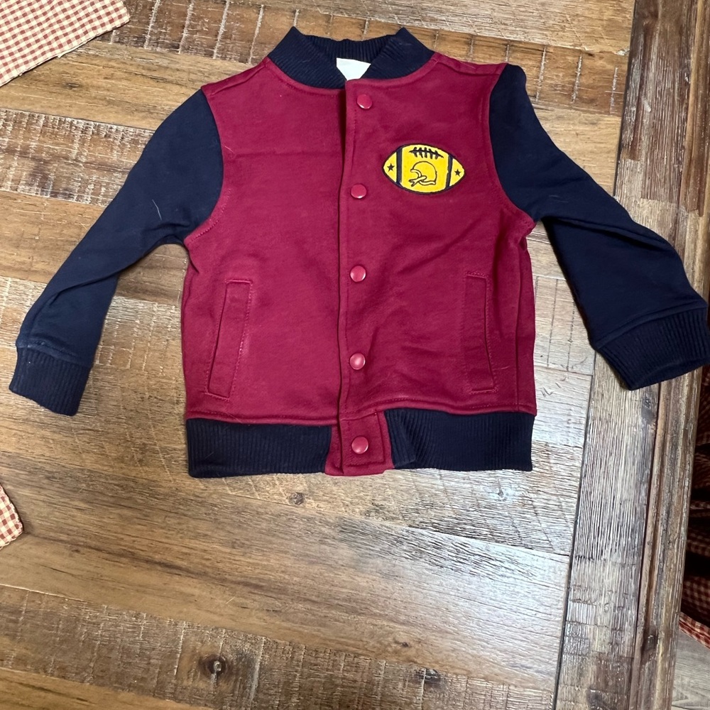 Crazy eights boys 2t football style jacket